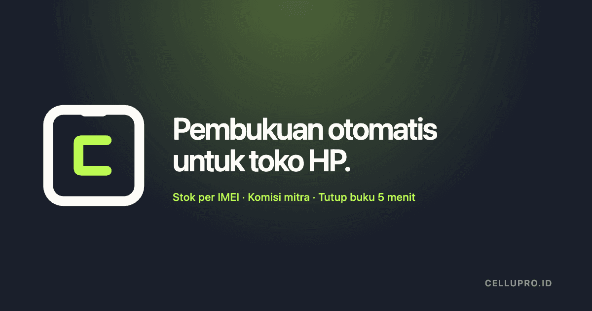 Kartu pratinjau resmi Cellupro untuk meningkatkan keuntungan toko HP